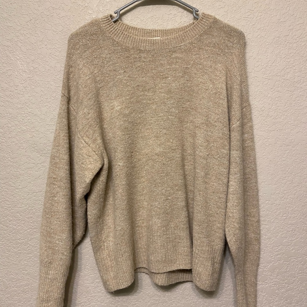H&M Light Brown Knit Sweater